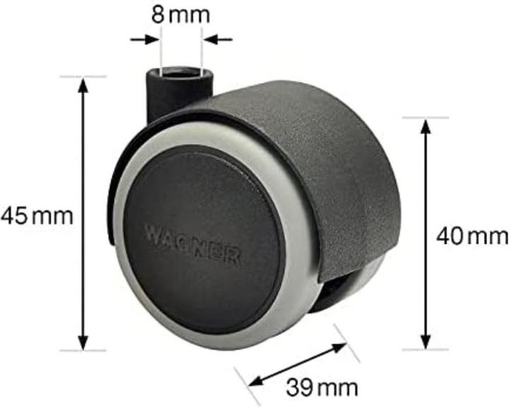 Produktbild Wagner System Möbelrollen