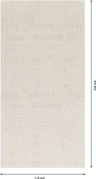 Actual product image Bosch Professional Zubehör EXPERT M480 Abrasive net, 115 x 107 mm, G 80, 50 pieces (80)