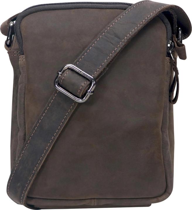 Immagine prodotto Greenwood Herrentasche Echtleder 9 Zoll Nili Vintage Look Braun No.21