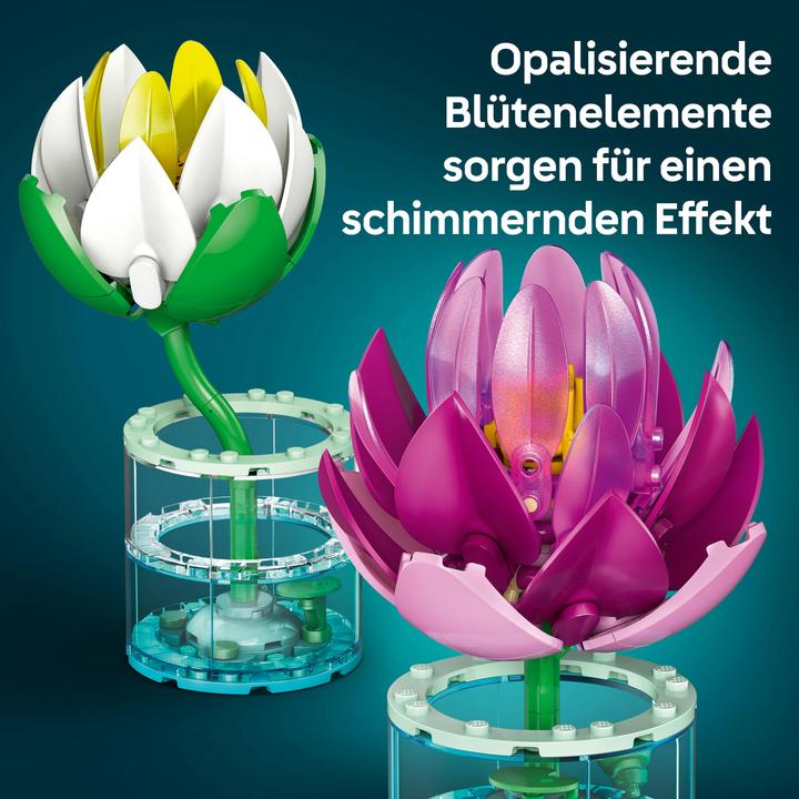 Actual product image LEGO Seerosen (LEGO Botanicals)
