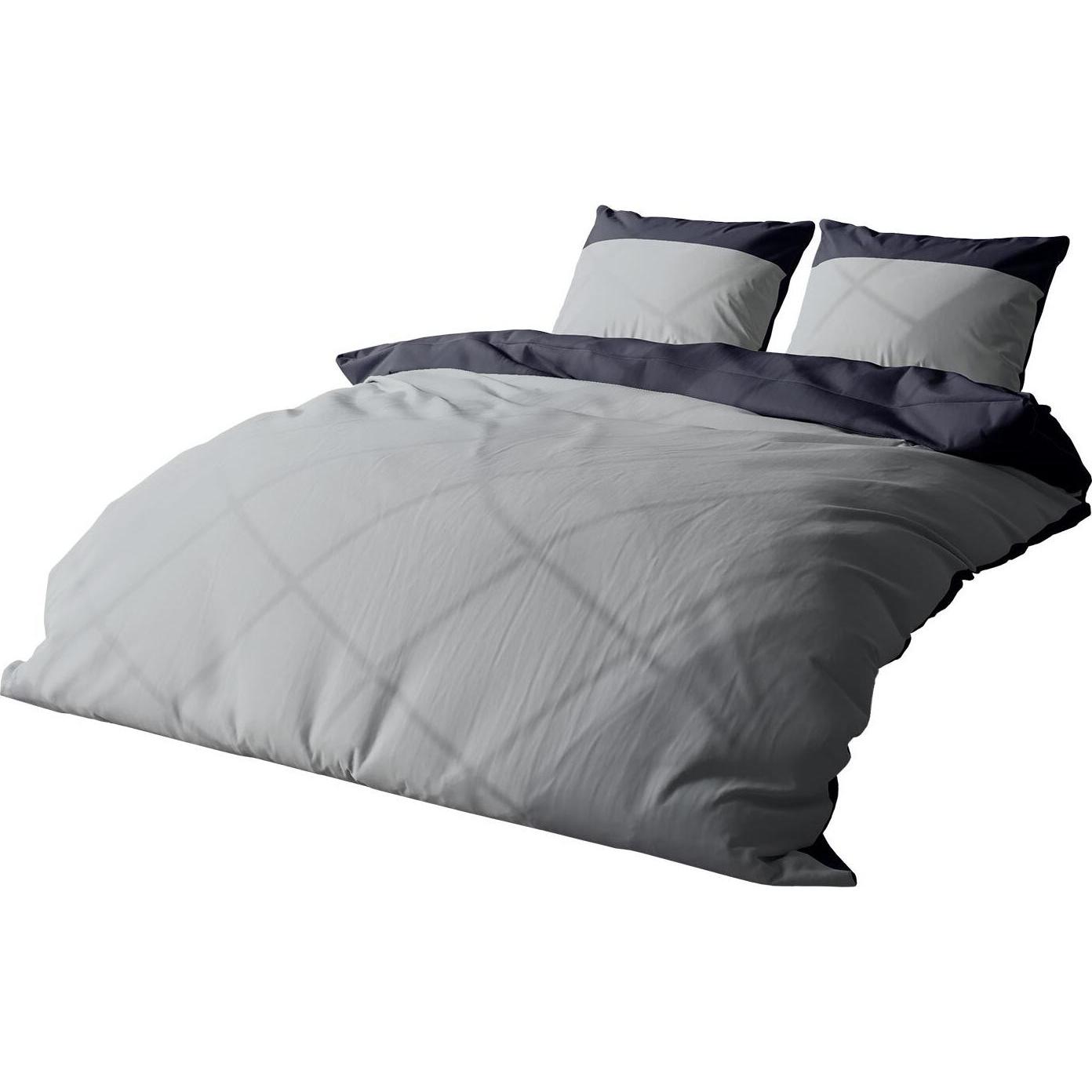 Lorena, Bettwäsche, Uni Mako-Satin Bettwäsche Classic Hut (Bettwäsche Set, 135x200 cm + 80x80 cm)