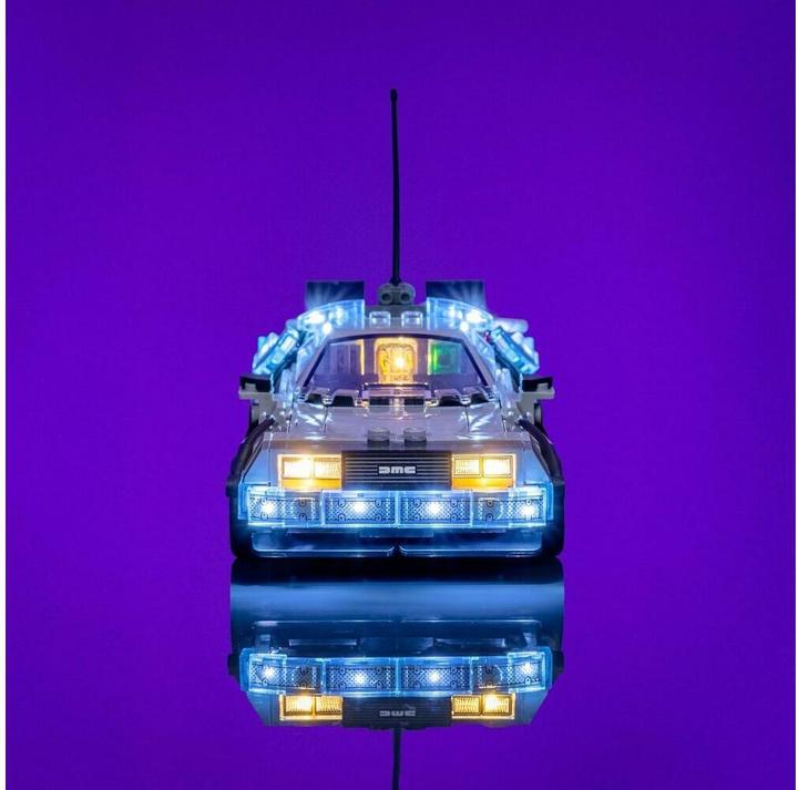 Actual product image Light my bricks LMB 2.0 LEGO® 77256# Time Machine From Back to the Future Light Kit