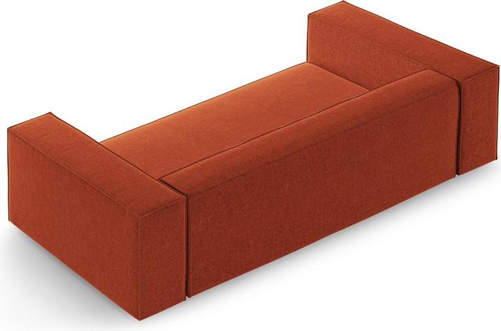 Actual product image Cosmopolitan Design Sofa, "Arendal", 2 Seats, Terracotta, 180x102x70 Made in Europe (2 person sofa)