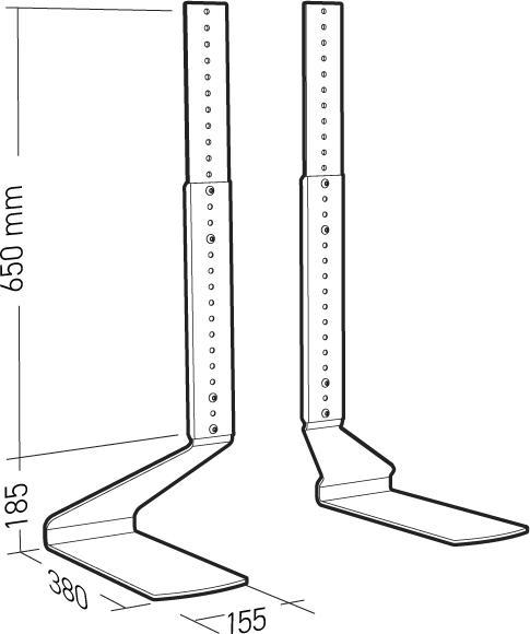 Immagine prodotto Erard Fit-Up XXL (85", 50 kg)