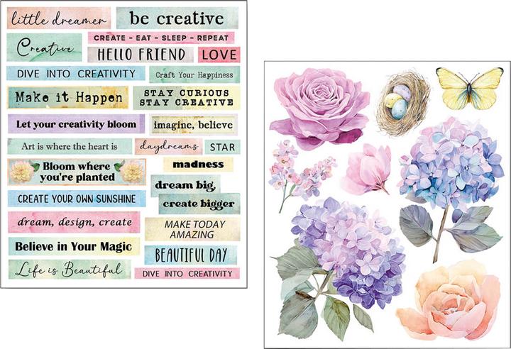 Ciao Bella Art Stickers "Daydreams", 14 x12 cm, 10 Blatt (10 Sticker)