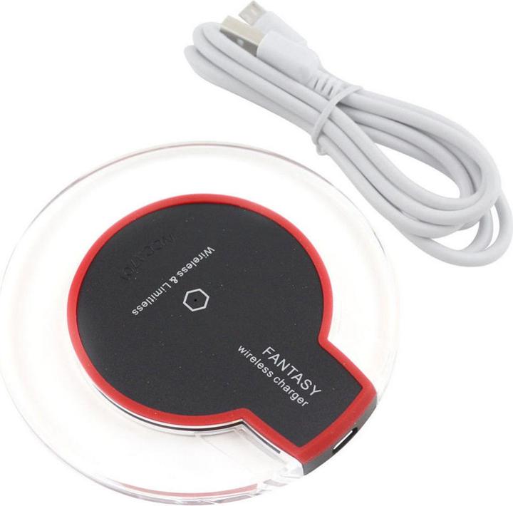 Image du produit PhoneLook Station de charge sans fil Qi Chargeur wireless transparent Fantasy pour Smartphone Verre/- (5 W)