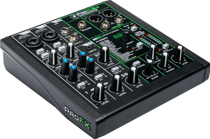 Mackie ProFX6v3 (Studio et mixeur live)