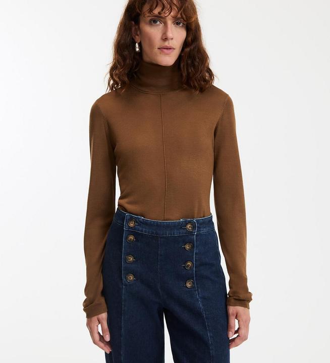 Produktbild La Redoute Collections Rollkragenpullover aus Feinstrick (M)