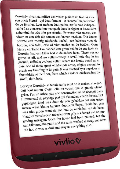 Image du produit Vivlio Touch Lux 5 Lecteur d'eBooks WLAN Bourgogne (6", 8 Go, Rouge rubis)