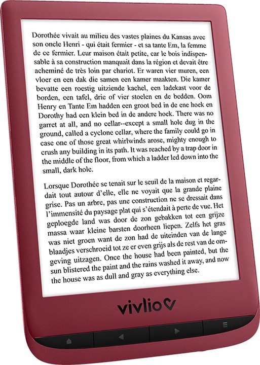 Image du produit Vivlio Touch Lux 5 Lecteur d'eBooks WLAN Bourgogne (6", 8 Go, Rouge rubis)