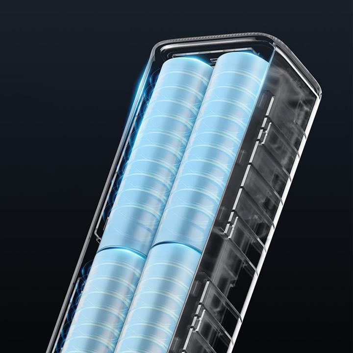 Actual product image Cuktech Powerbank CKPB100PGLBL 150W 10000mAh USB-C USB-A - schwarz (10000 mAh, 150 W, 36 Wh)