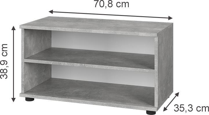 Produktbild Vicco Berno (70.80 x 35.30 x 38.90 cm)