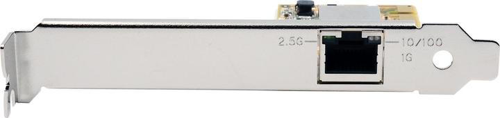 Image du produit Exsys Carte Ethernet PCI-EXPRESS 1 port avec support bas profil, chipset Realtek (PCI-E x1)