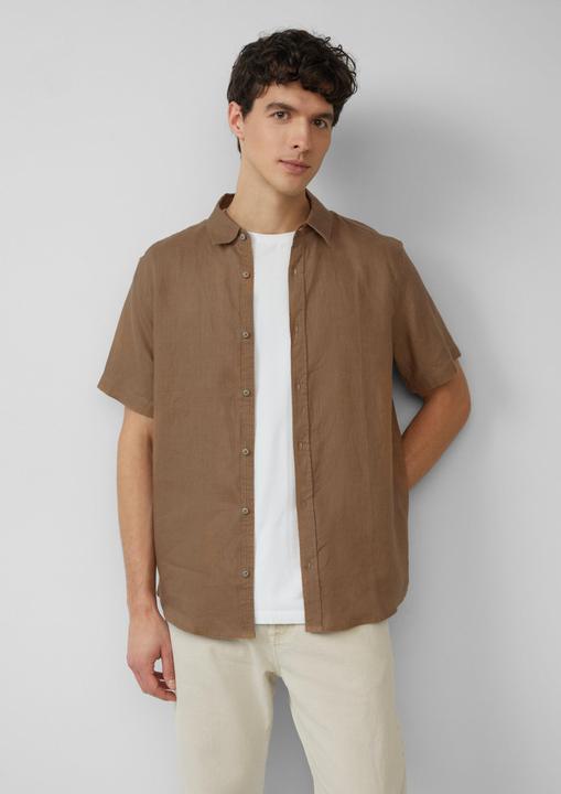 Produktbild S.Oliver Hemd Regular Fit: Leichtes Kurzarmhemd aus 100% Leinen (M)