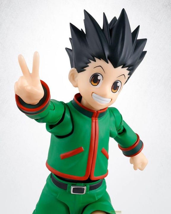 Actual product image Bandai Hunter x Hunter S.H.Figuarts action figure Gon 14 cm