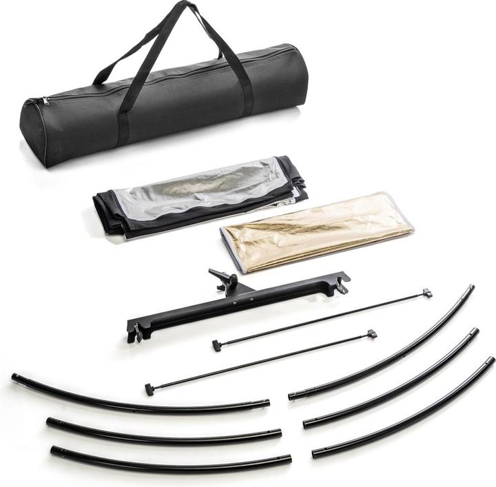 Actual product image Walimex 3in1 Reflector Halfpipe concave (Reflector, 150 cm)