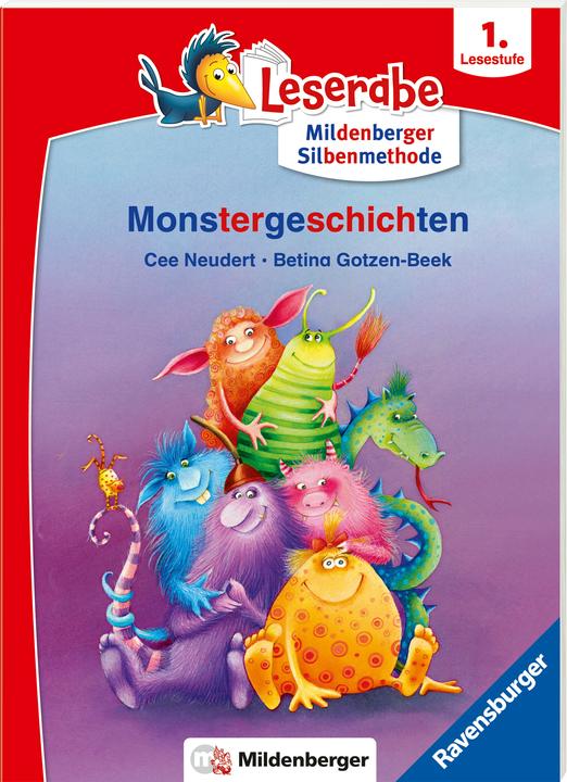 Produktbild Ravensburger Leserabe mit Mildenberger-Silbenmethode: Monstergeschichten (Deutsch, CEE, Neudert, 2024)