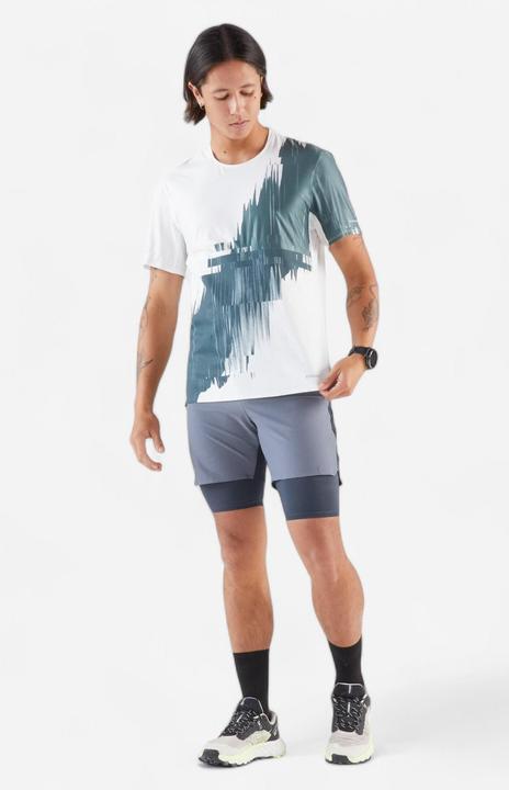 Immagine prodotto Kiprun Laufshirt kurzarm Langstrecke Herren - Run 900 Ultra beige Print (M)