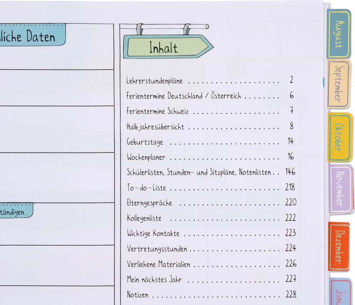 Actual product image Betzold Index stickers for calendars and planners