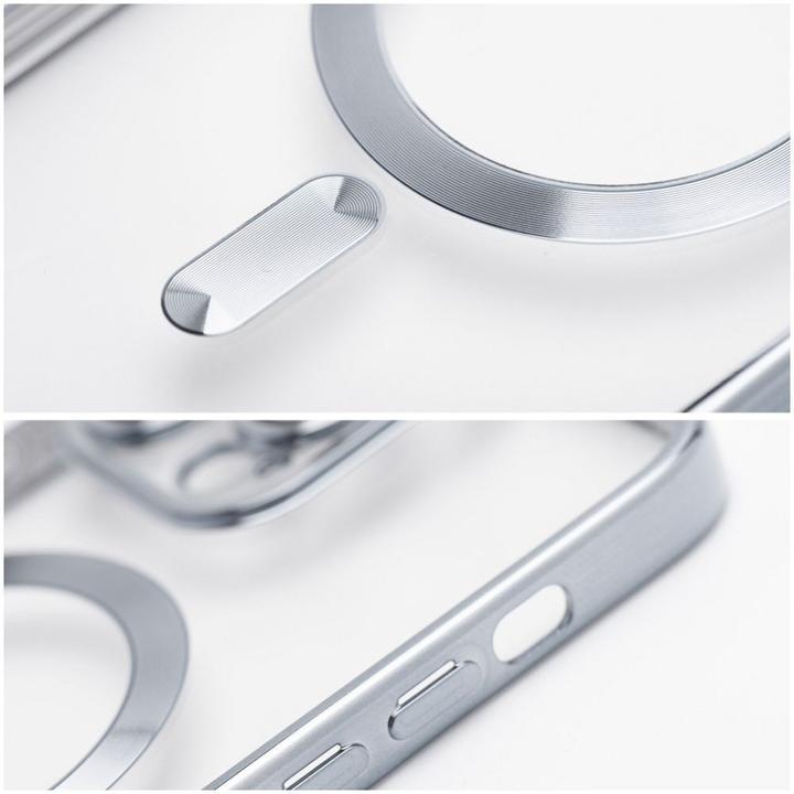 Produktbild OEM Back panel cover ELECTRO MAG COVER case compatible with MagSafe for SAMSUNG S25 FE silver (Samsung Galaxy S25 FE)