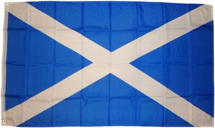 Produktbild trends4cents XXL Flagge Schottland 250 x 150 cm mit 3 Ösen 100g/m² Stoffgewicht Hissflagge Mast