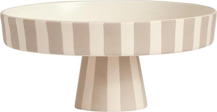 OYOY Living Decorative Toppu Tray Ø 20 cm, Grey/White