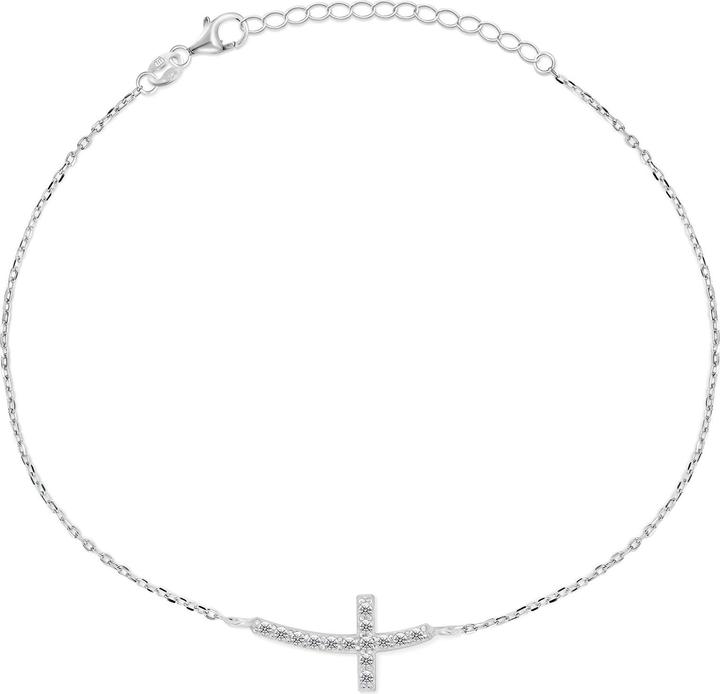 Immagine prodotto Brilio Argento - Bracciale senza tempo in argento con croce BRC25W