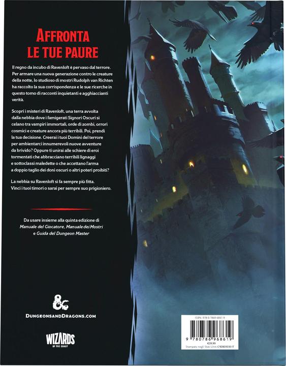 Actual product image Wizards of the Coast Dungeons & Dragons - Guide To Ravenloft - Italian (Italian)
