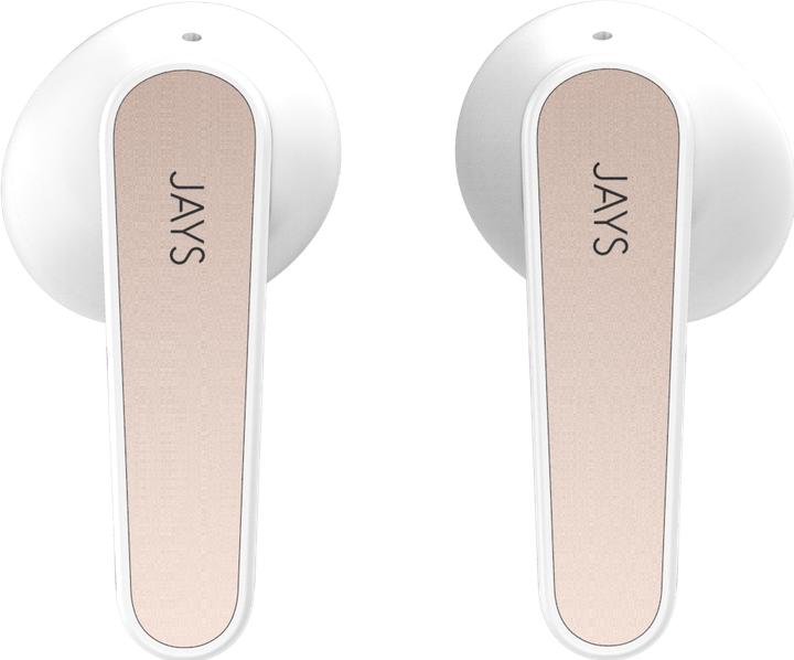 Produktbild Jays t-Five + True Wireless white/gold touch control (6 h, Kabellos)