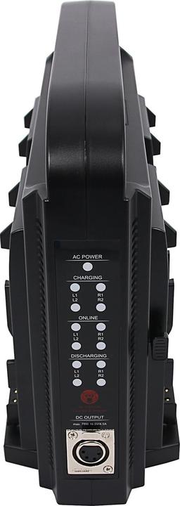 Actual product image Berenstargh paralleles 4-fach Slim-Ladegerät kompakt Sony Red DSLR V-Mount Akkus Netzteilfunktion