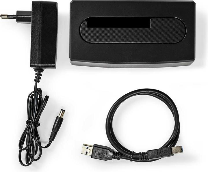 Actual product image Nedis Hard Drive Dock | USB 3.2 Gen1 | USB Type-A | 1 Hard Drive | 2.5 / 3.5 " | USB 3.2 (USB-A)