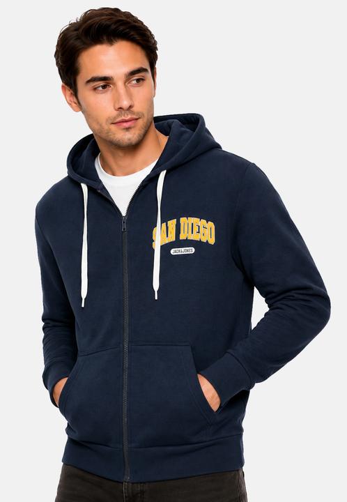 Image du produit Jack & Jones Jjebradley Varsity Sweat Zip Hood Styd (L)