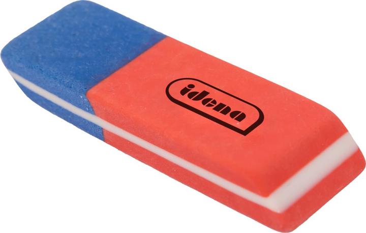 Image du produit Idena Gomme rouge/bleue