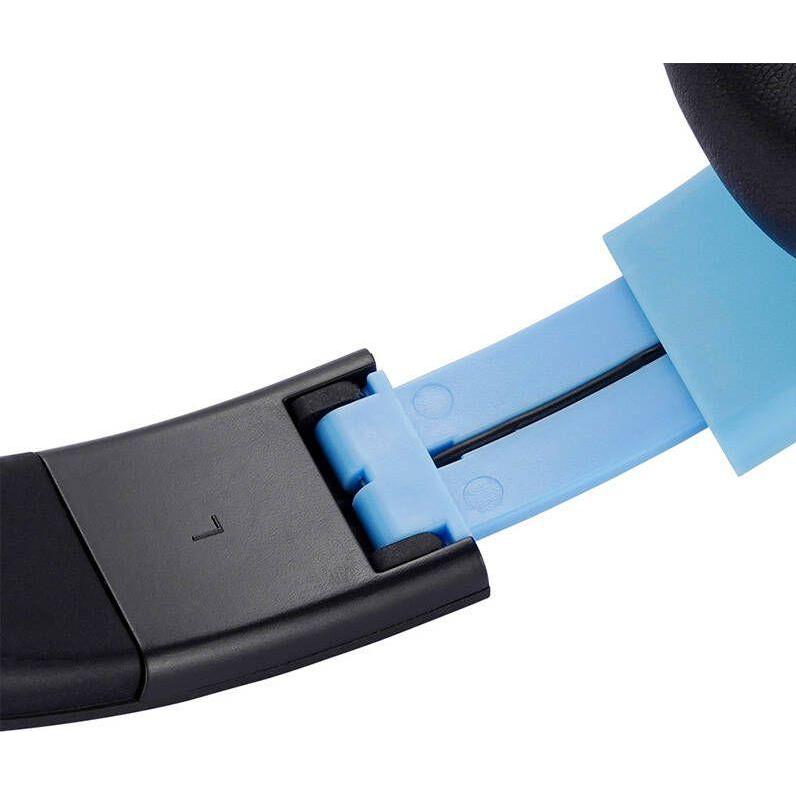 Thumbnail - PowerLocus P1 wireless headphones for kids (blue-black)