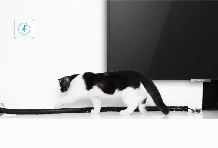 Produktbild Ugreen Flexibler Kabelkanal Cable Zipper Management 5m (Kabelspiralschlauch, 500 cm)