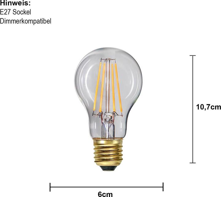 Produktbild Star Trading Lampe Soft Glow (E27, 7 W, 700 lm, 1 x, F)