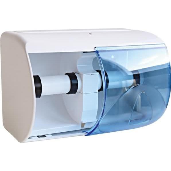 Hygoclean, Toilettenpapierhalter, Spender für Toilettenpapier Kleinrolle 30x14,8x14cm weiss