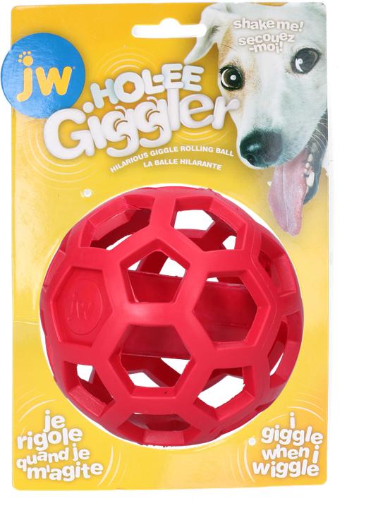 Actual product image JW Dog Toy Hol-ee Giggler, Ø 11 cm, Assorted (Dog chew toy)