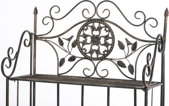 Image du produit CLP Étagère sur pied Flora, bronze (66 x 32 x 175 cm)