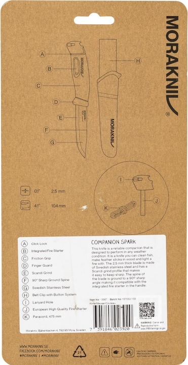 Produktbild Morakniv Companion Spark (10.40 cm)
