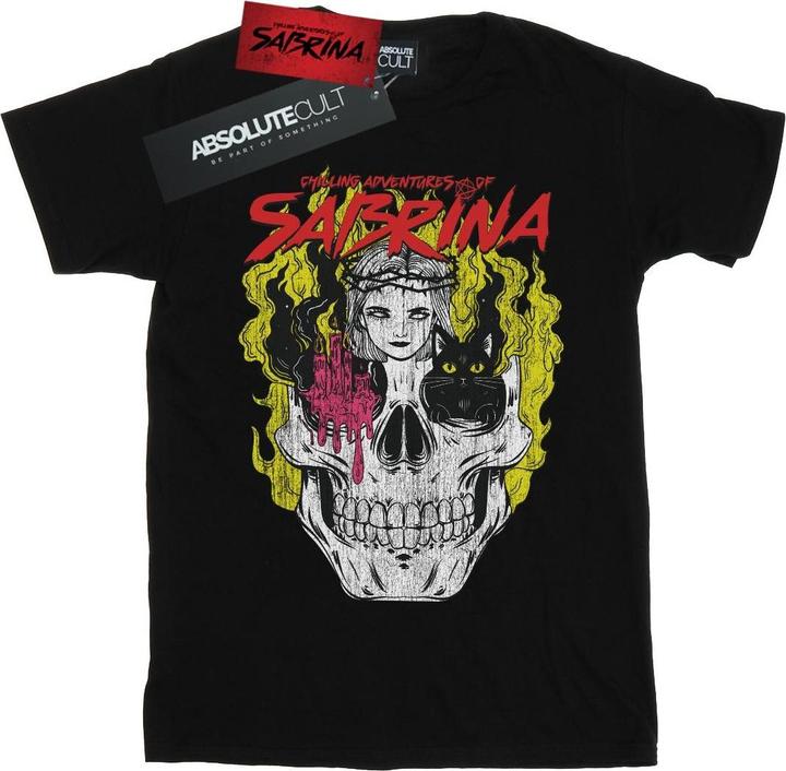 Immagine prodotto Chilling Adventures of Sabrina Icon Skull Maglietta Uomo (4XL)