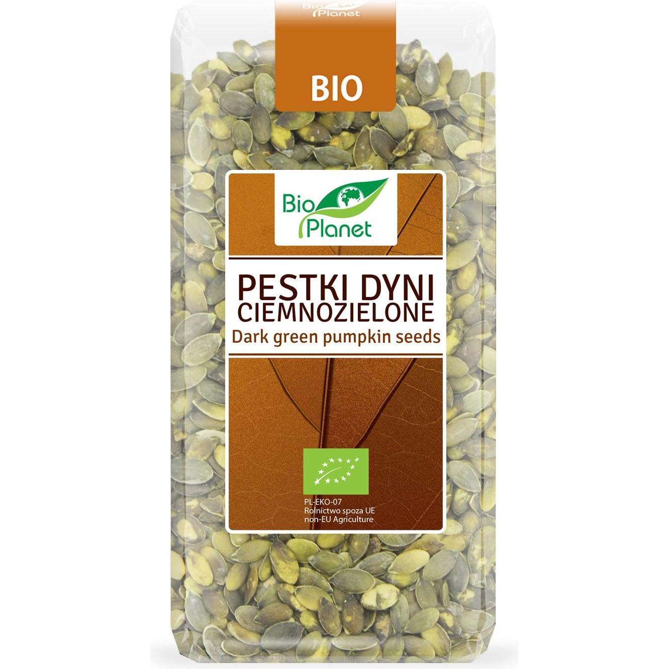 Bio Planet, Semi, Semi di zucca verde scuro bio 350 g - Bioplanet