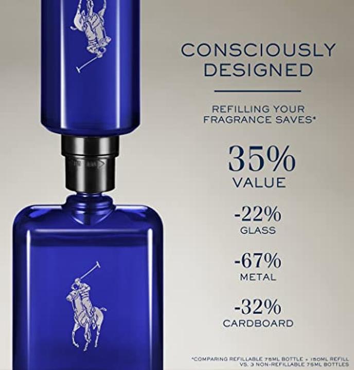 Produktbild Ralph Lauren Polo Blue Eau de Toilette Men's Cologne 5.1 FL Oz (Eau de Toilette, 150 ml)
