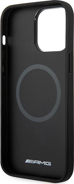 Produktbild Mercedes AMG AMHMP14XOSDBK iPhone 14 Pro Max 6,7" czarny/black hardcase Leather Curved Lines MagSafe (Apple iPhone 14 Pro Max)