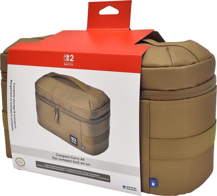 Produktbild HORI SWITCH 2/SWITCH Custodia Compact Carry All Sabbia (Switch, Switch 2, Switch OLED)