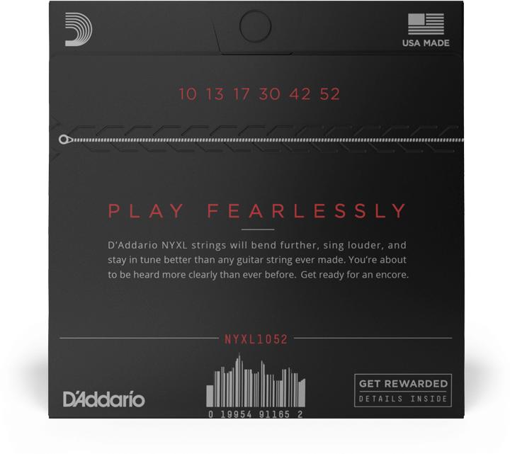 Actual product image D'Addario NYXL1052 (6x, Electric guitar, 0.05")