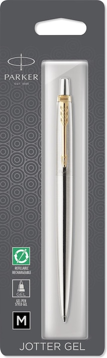 Image du produit Parker Stylo gel JOTTER acier inoxydable G.C. M (Or, Acier inoxydable, 1 x)