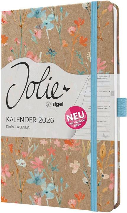 Produktbild Sigel Taschenagenda JOLIE Pure (13.5 x 20.3 cm, Deutsch, Französisch, Niederländisch)