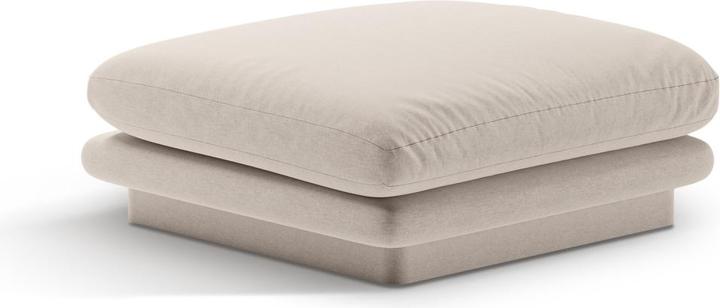 Actual product image Micadoni Pouf, "Torino", 1 Seat, 80x80x41 Made in Europe (Sofa stool)