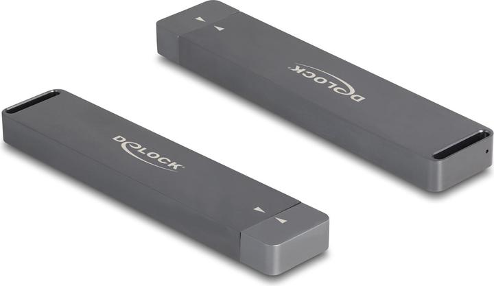 Actual product image Delock External enclosure for M.2 NVMe PCIe SSD or SATA SSD (M.2 2260, M.2 2242, M.2 2230, M.2 2280)